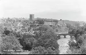 Richmond: Aerial View of Richmond, Yorkshire