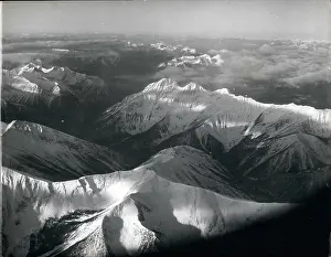 Northwards: Aerial view of Rocky Mountains, Canada