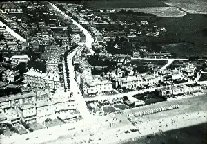 Sandown: Aerial view of Sandown, Isle of Wight