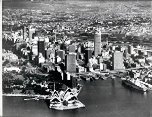 Smog: Aerial view of Sydney, Australia