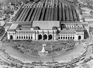 Lcgr2016: Aerial view of Union Station in Washington, D.C