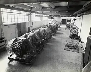Erding: Aero Engine in Dust Proof Covers in the Headquarters of ?