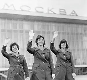 Attendants: Aeroflot flight attendants, 1977