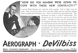 Aerograph: Aerograph DeVilbiss Aircraft Paint Spraying