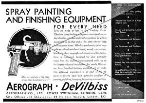 Aerograph: Aerograph DeVilbiss Paint Spraying Equipment