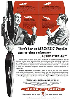 Aeromatic: Aeromatic Air Controlled Automatic Propellers