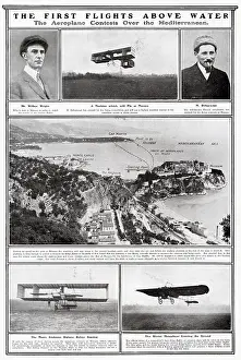 Contests: Aeroplane Contests Over the Mediterranean 1909
