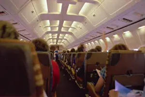 Corfu: Aeroplane interior, Corfu flight