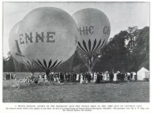 Triple: Aero's Race from Ranelagh 1902
