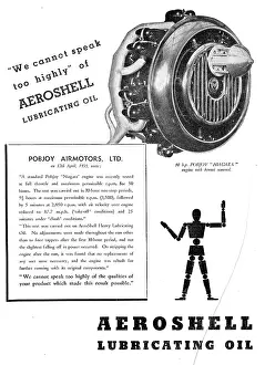 Aeroshell: Aeroshell Lubricating Oil For Aero Engines: Pobjoy