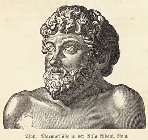 Albani: Aesop - Bust - Rome