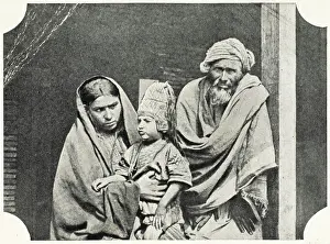 Peshawar: Afghanistan - Blind Afghan boy & parents