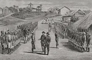 Colonisation: Africa, Congo. Interior of the Vivi Station
