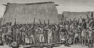 Rythm: Africa. The Congo. Riamba dance in Mukenge