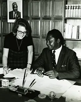 Mboya: AFRICA, KENYA - Known for his hard work, diligence