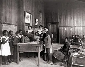Whittier: African American children learning about ?