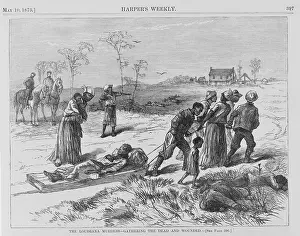 Unarmed: African American gathering the dead and ?