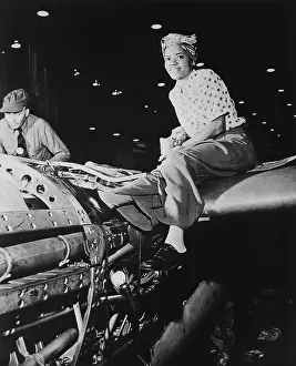 Lcgr1312: African American Rosie the Riviter at Lockheed