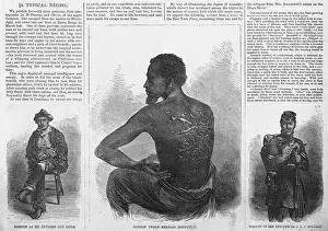 Scarred: An African American runaway slave named ?