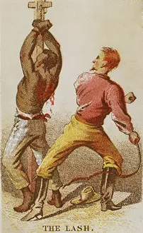 Prescribed: African American slave being whipped. Physical ?