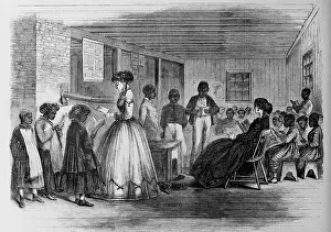 Forbade: African American students in a Freedman's ?