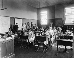 Thaddeus: African American students in geography class ?