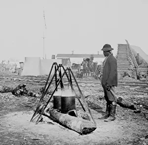 Unifor: African American Union army cook at work ?