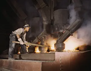 Phosphorus: African American worker at an electric phosphate ?