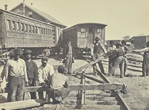 Salted: African American workers operate one of Herman