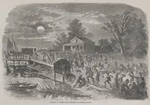 Freedmen: African Americans, arriving at Fort Monroe