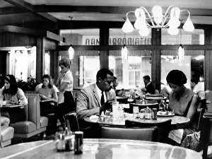 Segregated: African Americans Eating in Segregated Diner