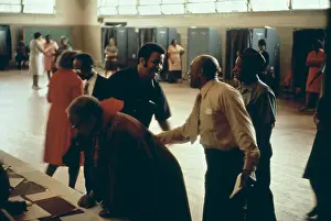 Ballots: African Americans voting at the polls in ?