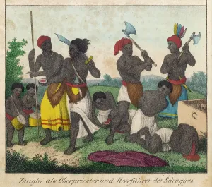 Ceremonially: AFRICAN BEHEADING