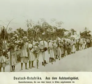 Insurrection: African caravan from Kilma, 1905