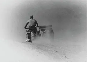 Messenger: African Corps motorcyclist, 1942