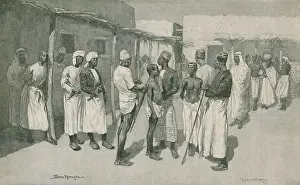 Centered: African slave trade continued throughout ?