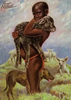 Tribesman: African Tribesman with Bow and Arrow