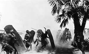 Africans: African war dance, 1925