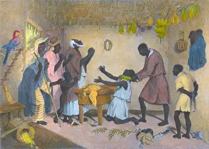 Engaging: Afro-Caribbeans engaging in a divination ?