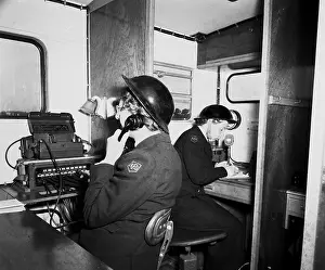 Moreton: AFS Control unit at major exercise, Gloucestershire