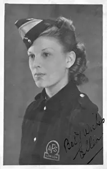 Everitt: AFS woman in uniform, WW2