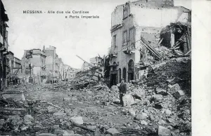 Tsunami: Aftermath of Earthquake and Fire at Messina, Sicily