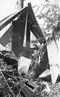 Drayton: Aftermath of a factory fire, Fire Force Area 34, WW2