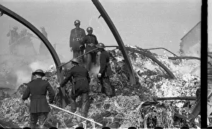 Drayton: Aftermath of a factory fire, Fire Force Area 34, WW2