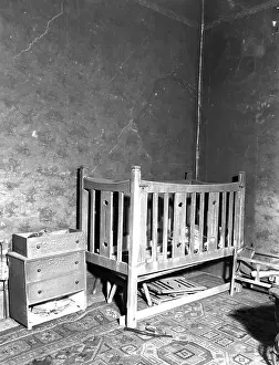 Hornsey: Aftermath of a fire at 8 Nelson Road, Hornsey, WW2