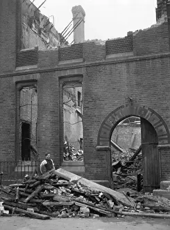 Structural: Aftermath of fire at Eccleston Place, Victoria, London SW1