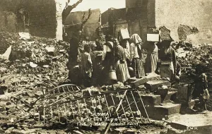 Huddle: Aftermath of Great Fire of Salonica