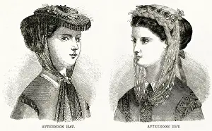 Loosely: Afternoon hats 1867