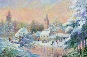 Jeanette: Afternoon Snow, Teillay ' winter scene
