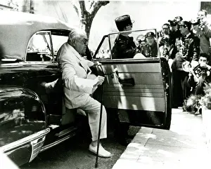 Mahomed: The Aga Khan arrives for the wedding of his son